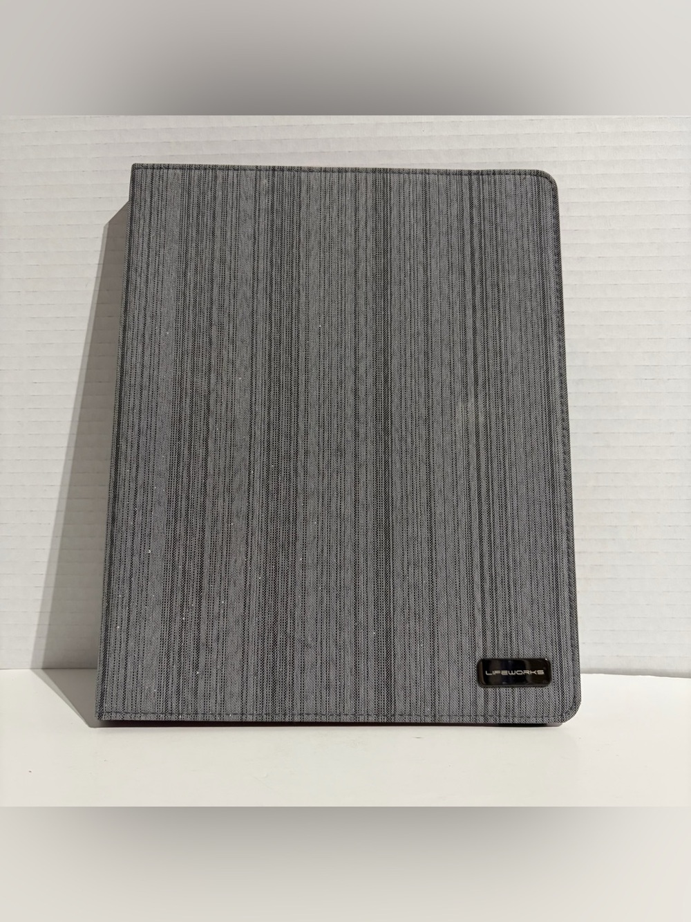 Lifeworks Case For iPad Tablet 9.7 in Screen Cover Folding Flip Stand Gray Pink